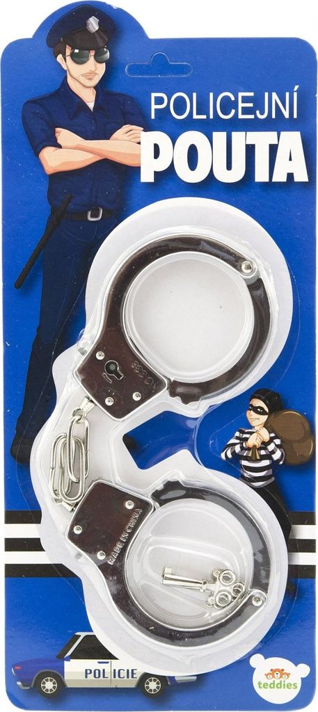 TEDDIES Polizei-Handschellen aus Metall für Kinder Produktbild 