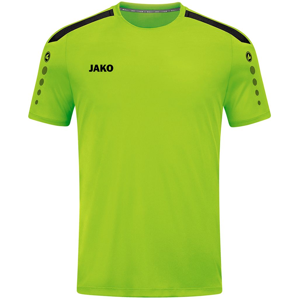 JAKO Herren Trikot Porto LA, Soft Green/schwarz, XXL – Langarm, 100% Polyester, Mit JAKO-Dots