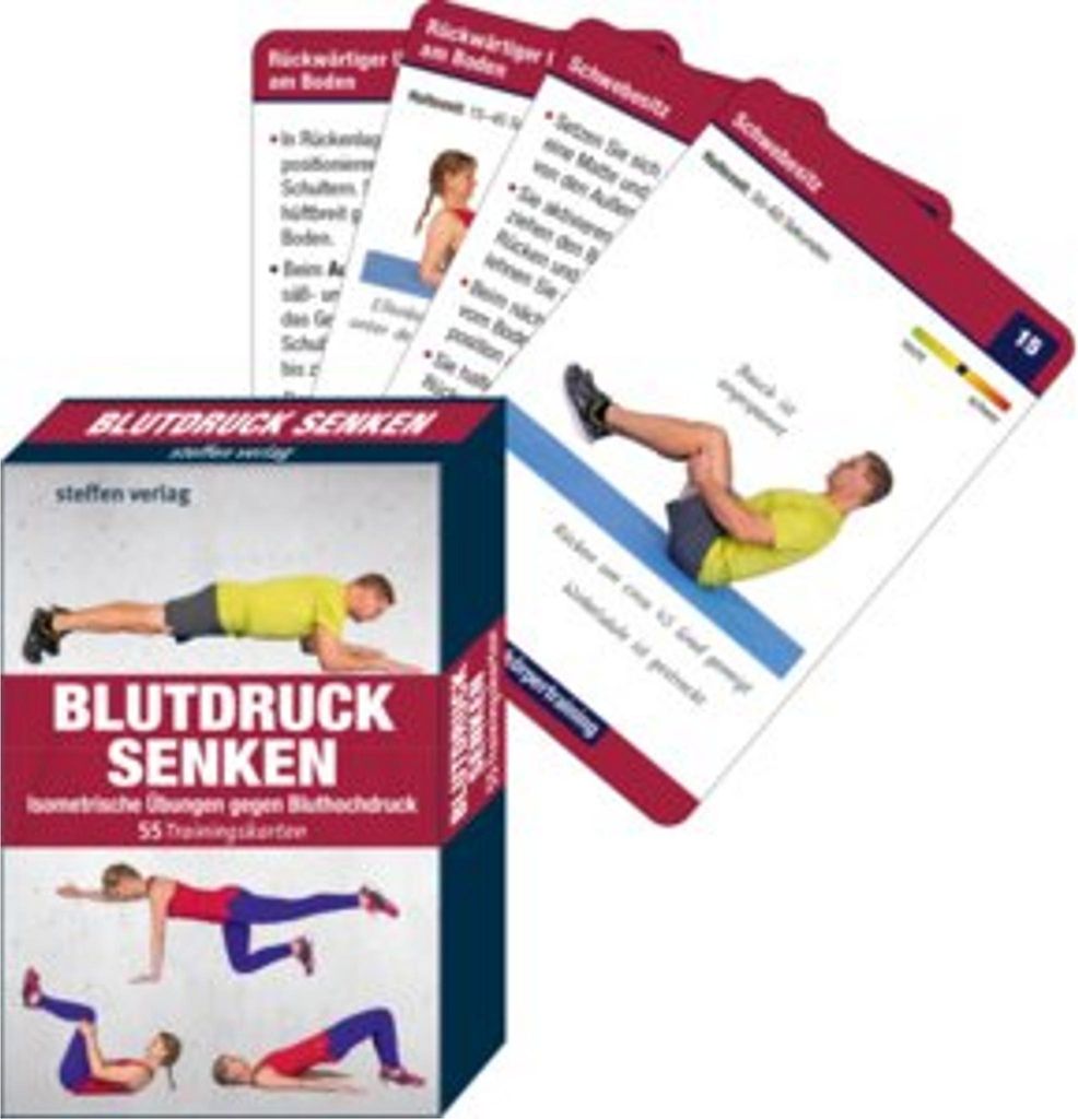 Trainingskarten Blutdruck senken Image du produit 