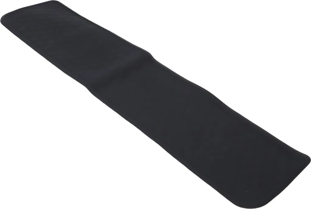 Tapis réfrigérateur silicone noir anti-éclaboussures pour bac collecteur