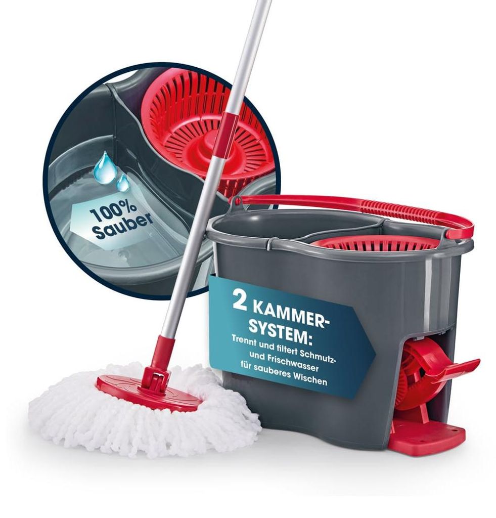 CLEANmaxx Set completo per la pulizia dei pavimenti con mop Immagine del prodotto 