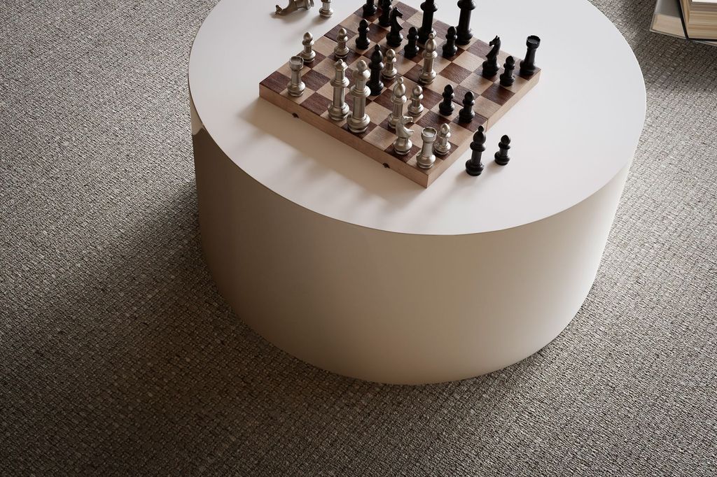 Couchtisch FineBuy Sofatisch MONOBLOC Weiß Hochglanz 60 cm Produktbild 4