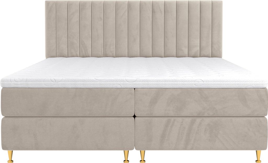 MIRJAN24 Boxspringbett Elegance, Stilvoll Doppelbett mit Produktbild 