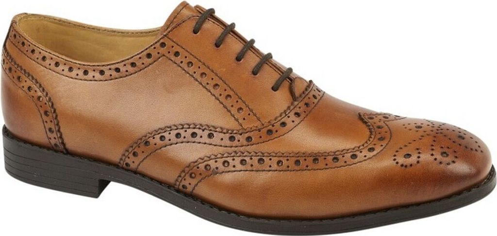 Tredflex - Herren Halbschuhe, Leder DF2260 (44,5 EU) (Hellbraun)