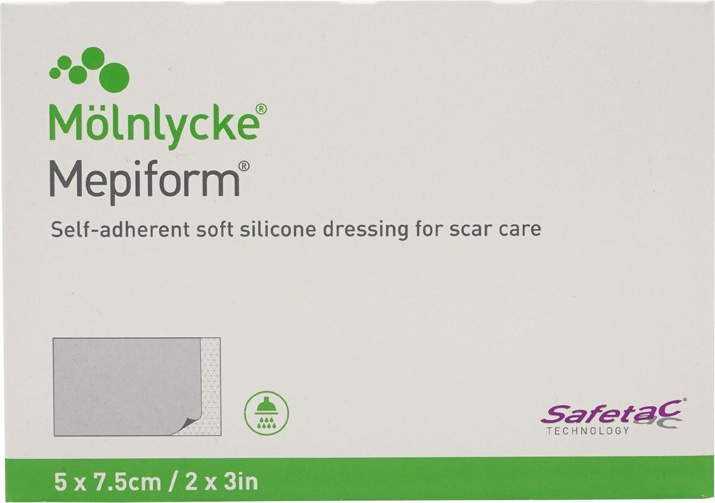Mölnlycke Mepiform Narbenverband 5 x 7,5 cm PZN: 08655574
