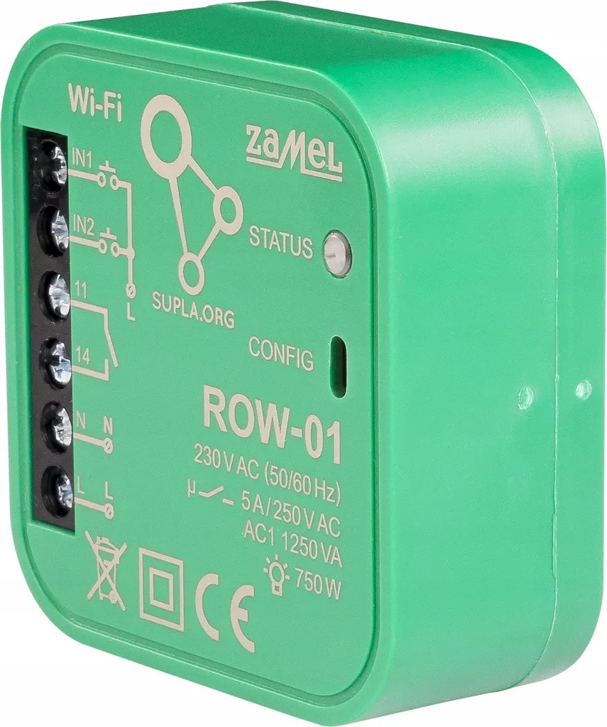 Module de commande Wi-Fi pour éclairage connecté ROW-01 Supla Zamel