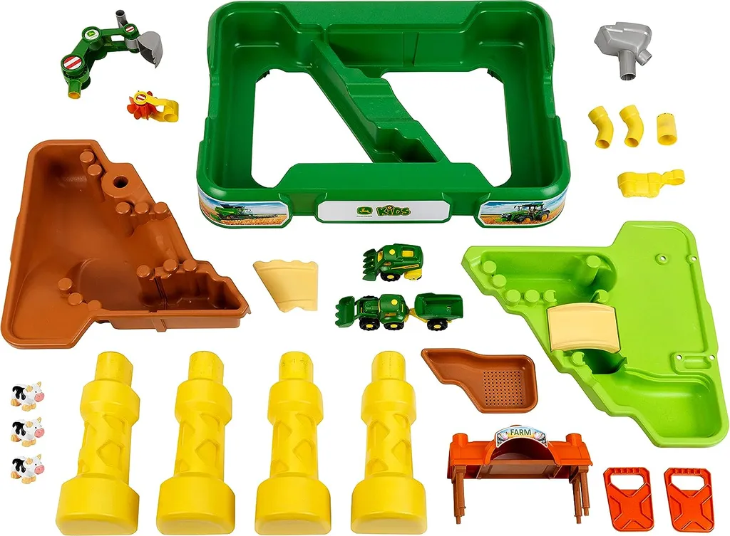 Table de jeu John Deere Farm 2-en-1 avec accessoires de ferme - 4