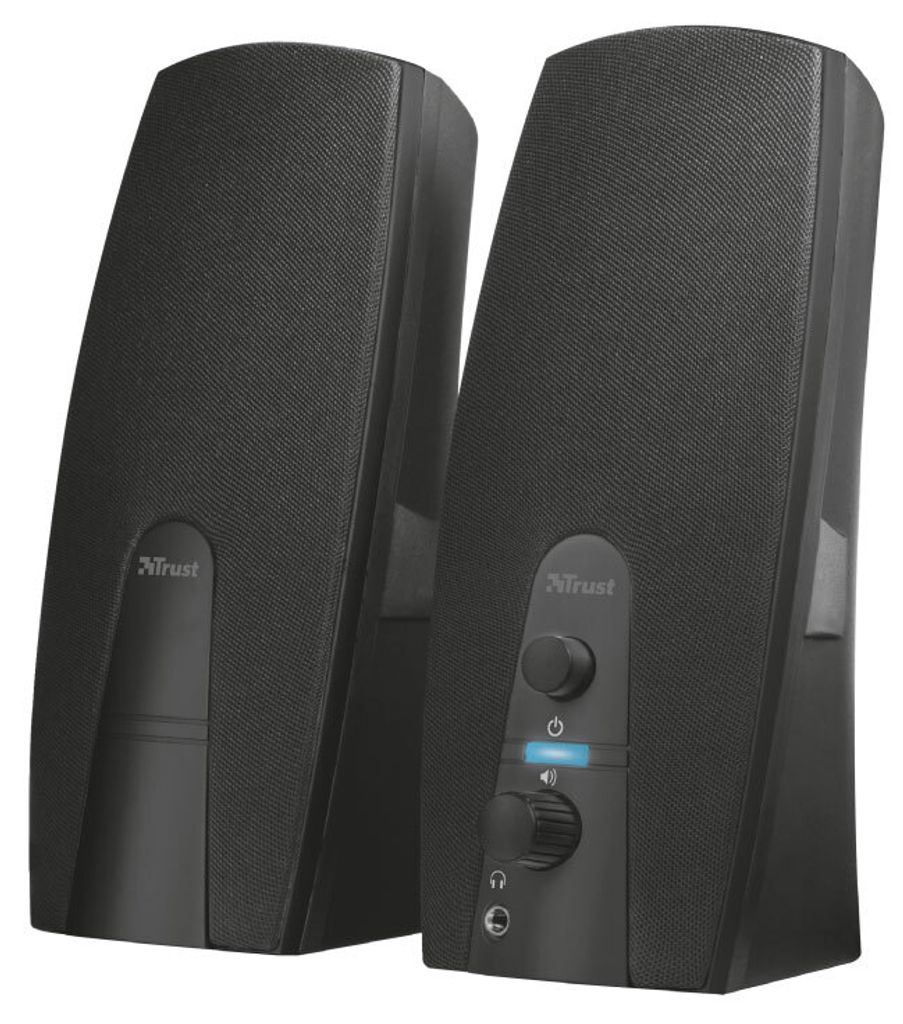 Trust Almo 2.0 PC Lautsprecher Set Lautstärkeregelung Einstellarbeiten Soundqualität