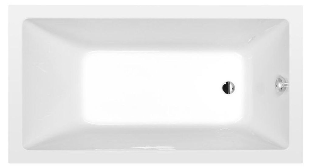 NOEMI vasca rettangolare 150x80x39cm, bianco Immagine del prodotto 