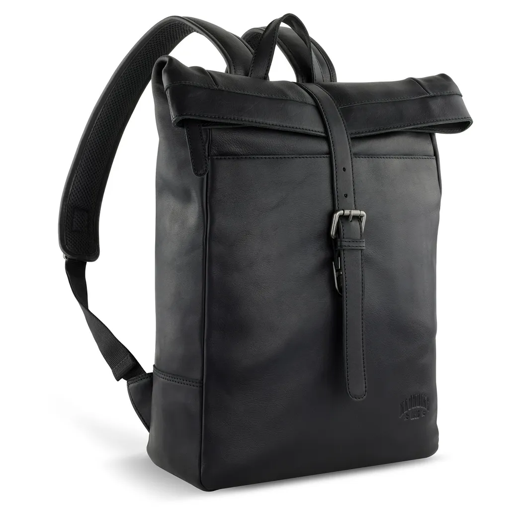 Sac à dos ordinateur imperméable avec compartiment matelassé Noir