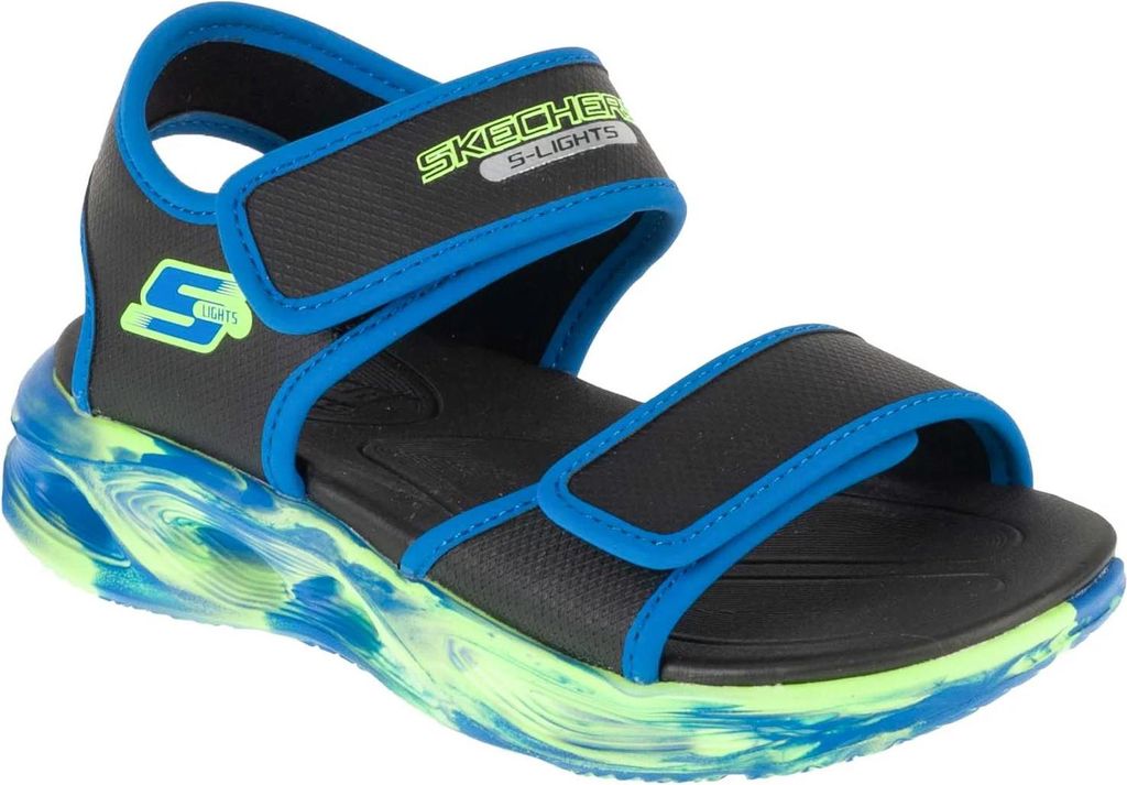 Skechers S-Lights: Sola Glow Sandale - Fusion Brights 407032L-BKBL