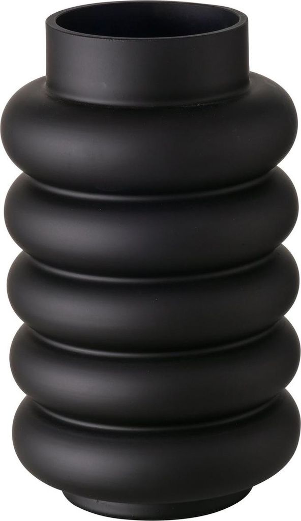 BOLTZE Vase Ribbo (Farbe Schwarz, aus Glas, Matt, Höhe 25 Obrázek produktu 