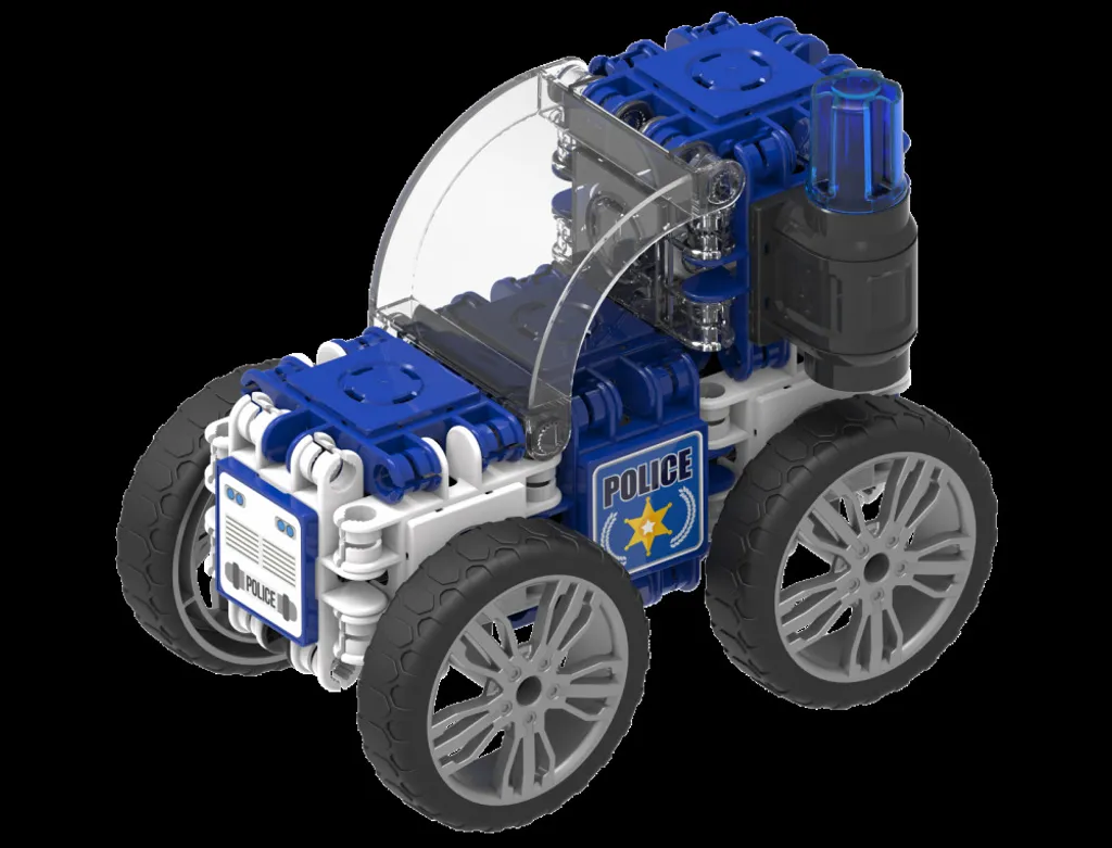 Jeu de construction Clicformers Police Set 70 pièces pour petit policier
