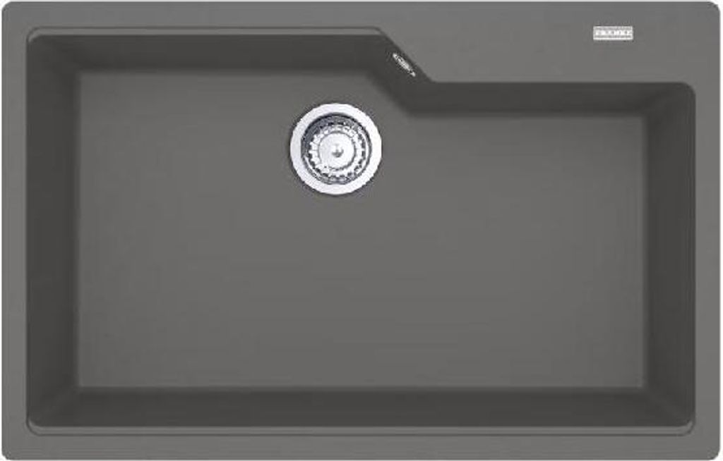 Franke Urban - Fragranit Küchenspüle UBG 610-78, 780x500 mm, grauer Stein 114.0700.094