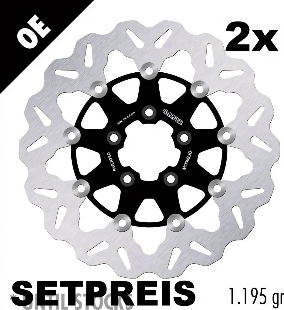 Éliminez les Vibrations au Freinage de votre Harley avec Galfer 292mm