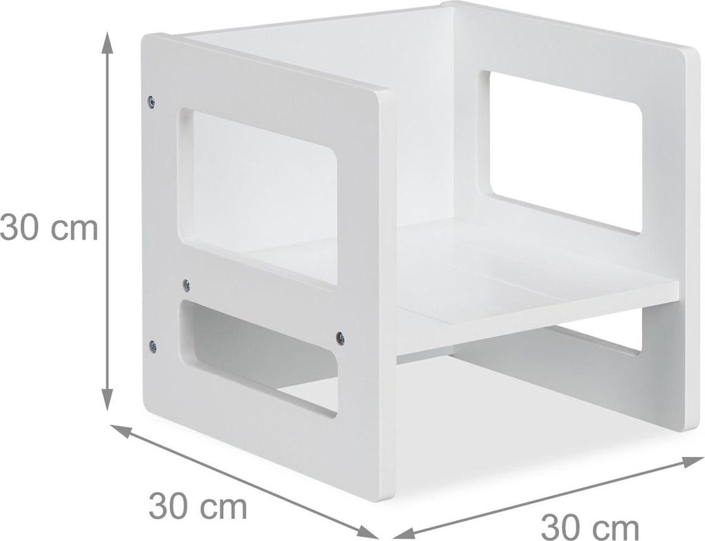 Wendbare Kinderhocker, 2er-Set, höhenverstellbar
