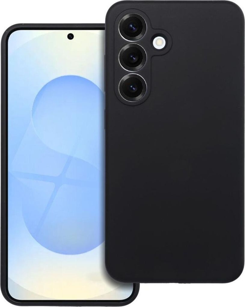 Handyhülle Silikon 2 mm – stoßdämpfendes Softcase Bumper kompatibel mit Motorola Moto G56 5G Schwarz