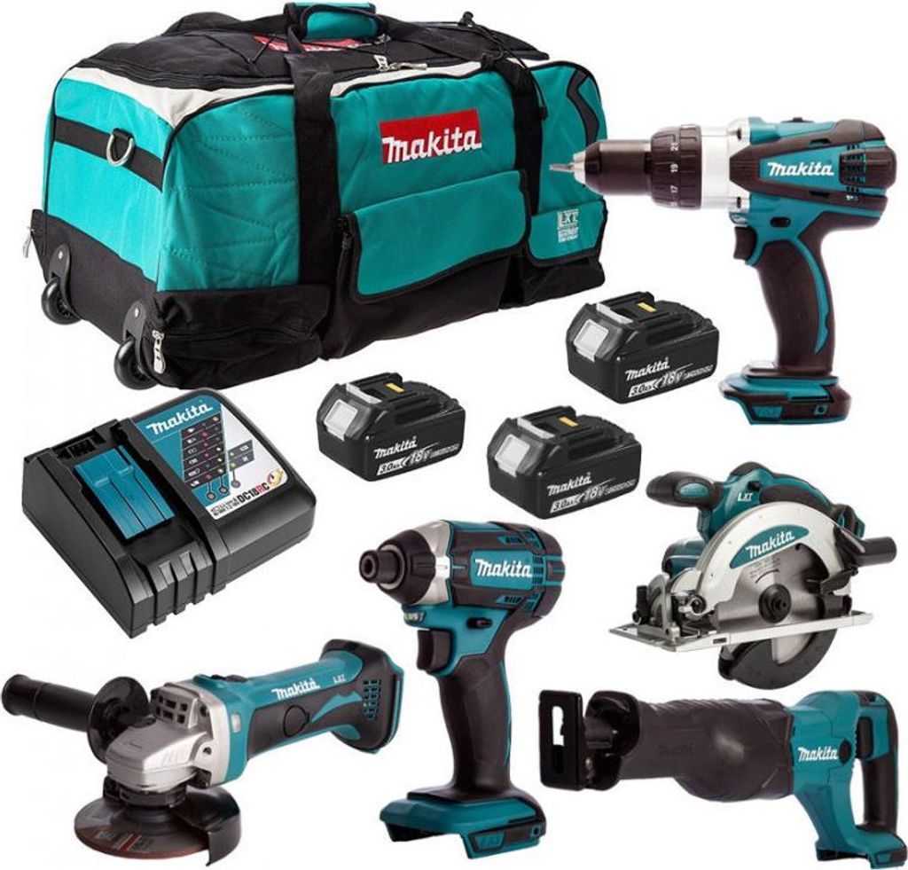 Combopack 5 outils 18V LXT (3x3,0 Ah) dans sac de transport Image du produit 