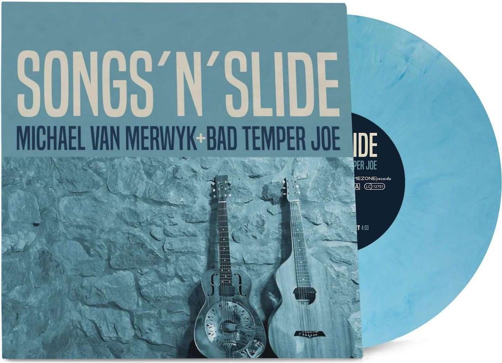 Michael van Merwyk & Bad Temper Joe: Michael van Merwyk & Bad Temper Joe: Songs'n'Slide (Turquoise Vinyl) - - (LP / S)