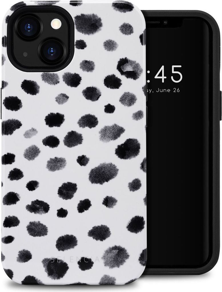 Selencia Vivid Back Cover iPhone 13 - Trendy Leopard