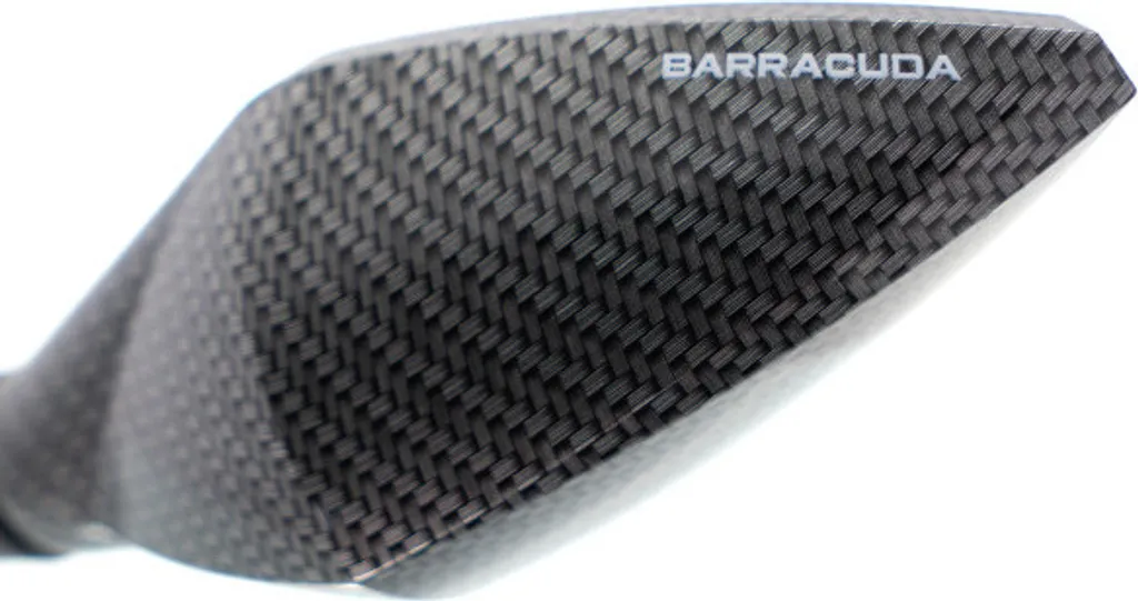 Rétroviseur moto carbone Barracuda Street universel homologué