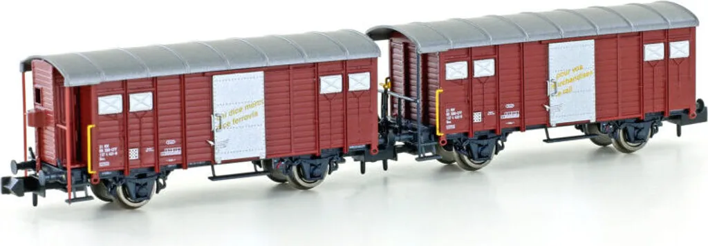 Wagons de Fret Suisses K3 Hobbytrain 24251 pour Réseau Ferroviaire N