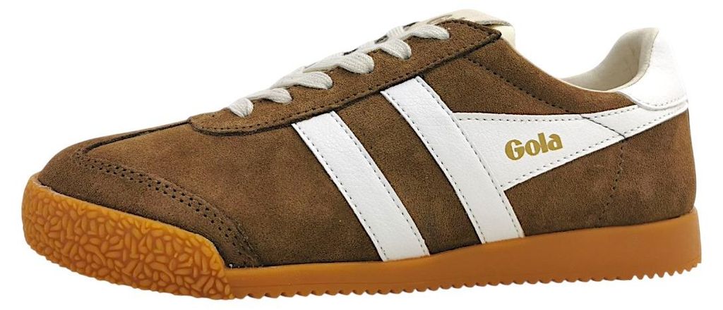Gola Elan Damenschuhe sportlicher Schnürer Braun Freizeit Productafbeelding 