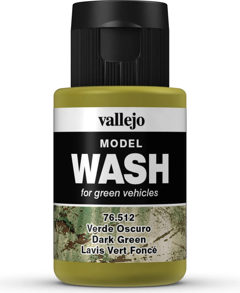 Lavis Vallejo Model Wash 76512 Vert Foncé - Haute Fluidité en 35 ml