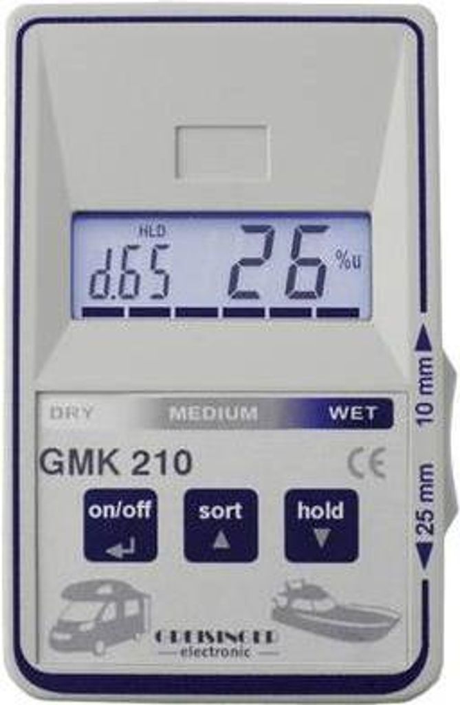 Greisinger GMK 210 Materialfeuchtemessgerät (118110) Produktbild 