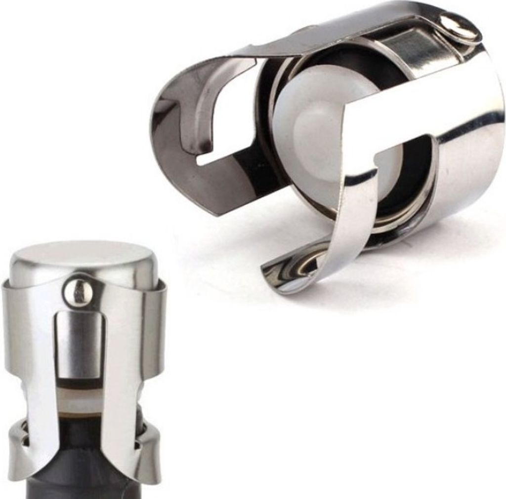 Tappo per champagne in acciaio inox | tappo per bottiglie Immagine del prodotto 