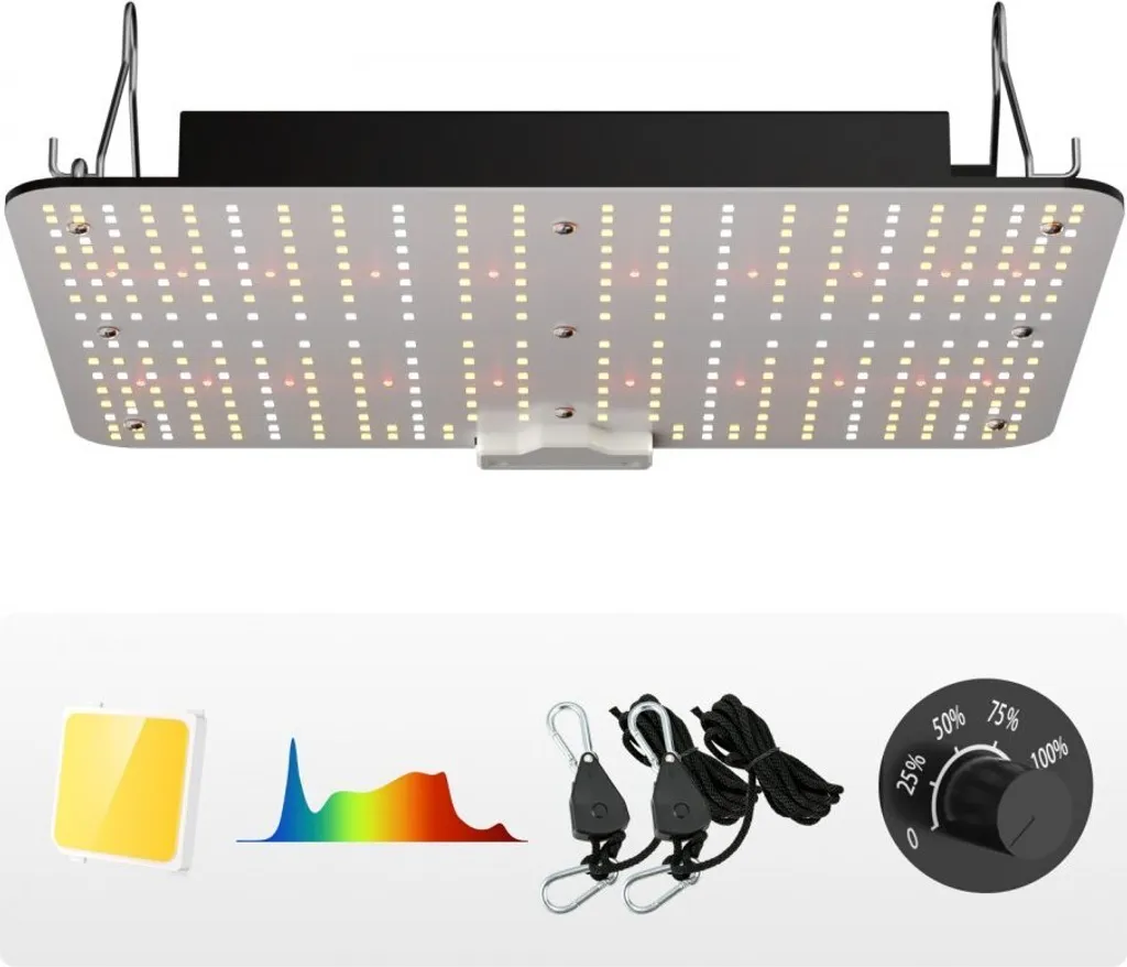 Éclairage LED croissance 150W dimmable pour sauver vos plantes manque soleil