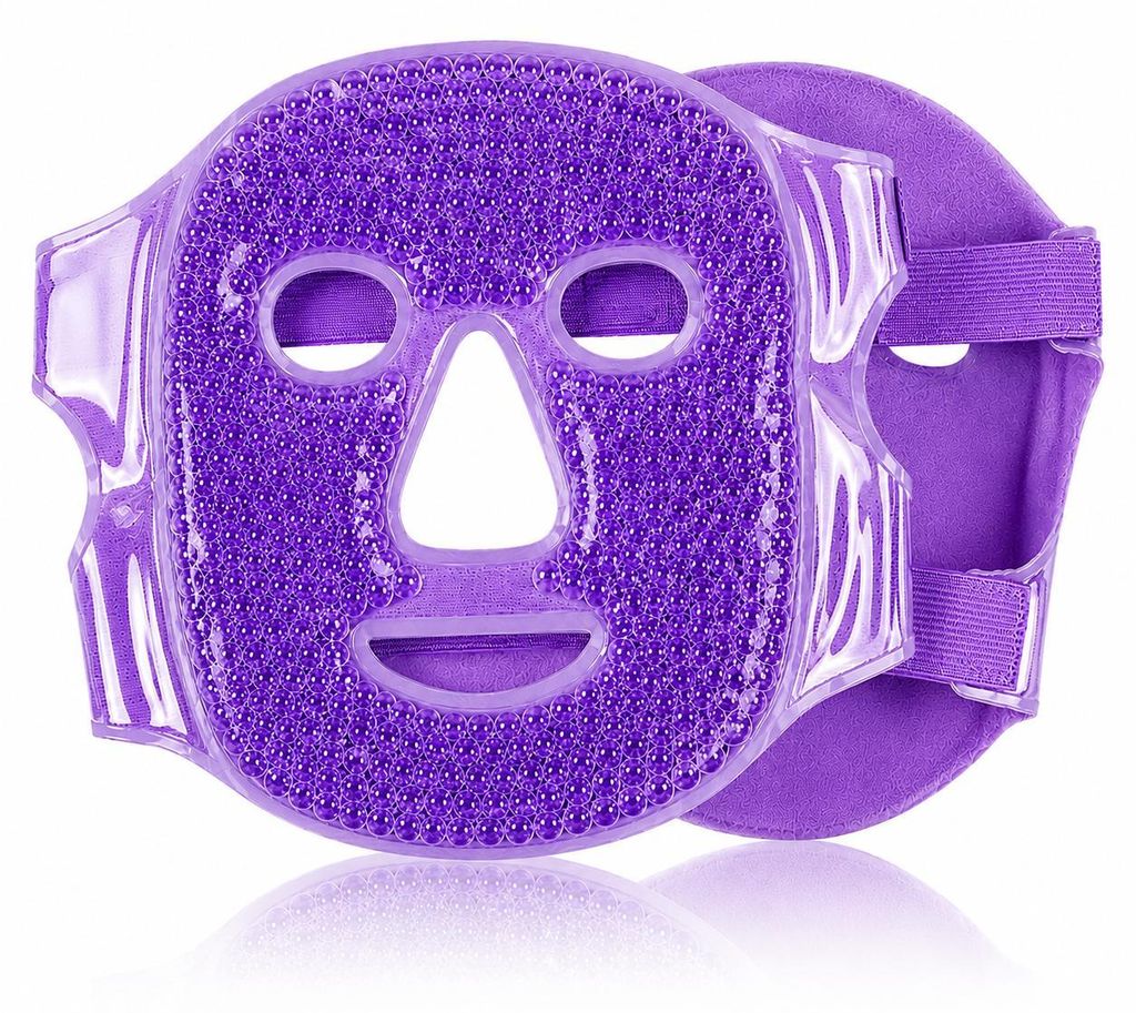 HAF Gesichtsmaske 2in1 Lila | Kühlmaske gegen geschwollene Produktbild 
