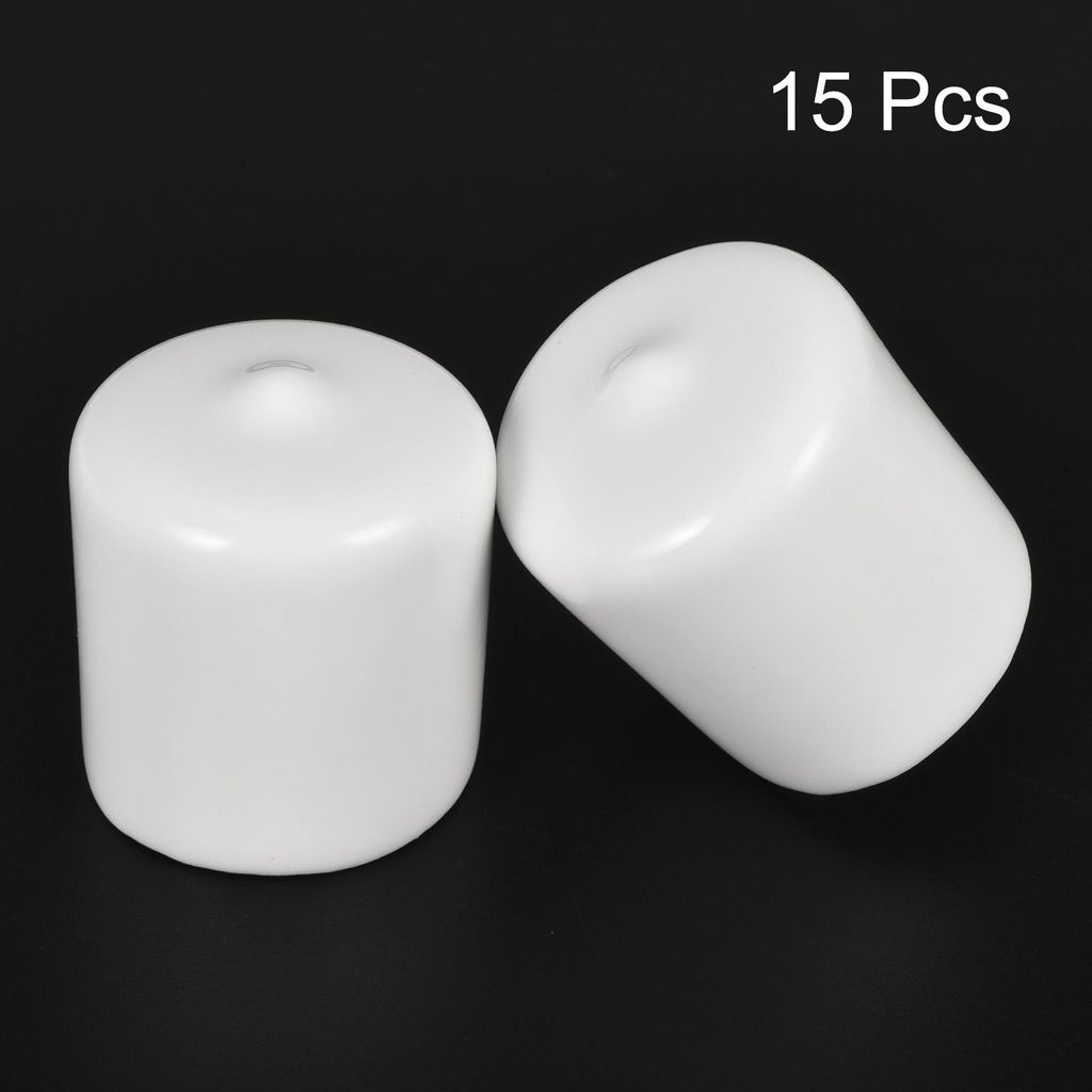 15 Stš¹ck Gummi-Endkappen 25 mm ID Gummikappen, Runde Schutzkappen PVC Stopfen Abdeckkappen Lochstopfen Gleiter fš¹r Schrauben Gewindebolzen Dr...