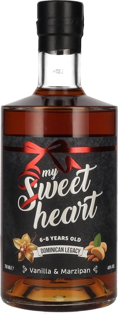 My Sweet Heart Dominican Legacy Vanilla & Marzipan 40% Vol. 0,7l