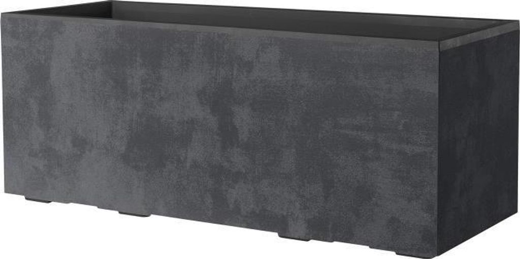 Deroma Pflanzkasten Millennium Kunststoff 99 cm Anthrazit Produktbild 