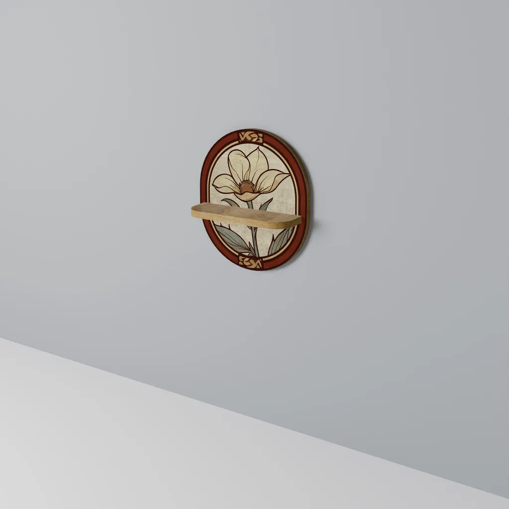 Scaffale Ovale FLORA SENZA TEMPO: Soluzione Salvaspazio Elegante
