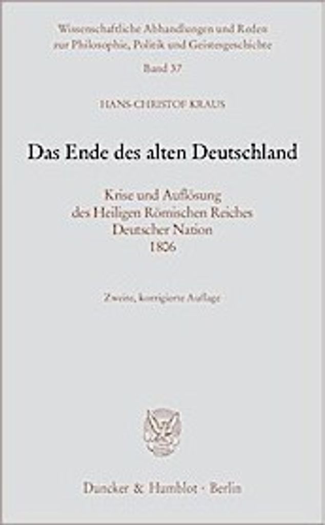 Das Ende des alten Deutschland