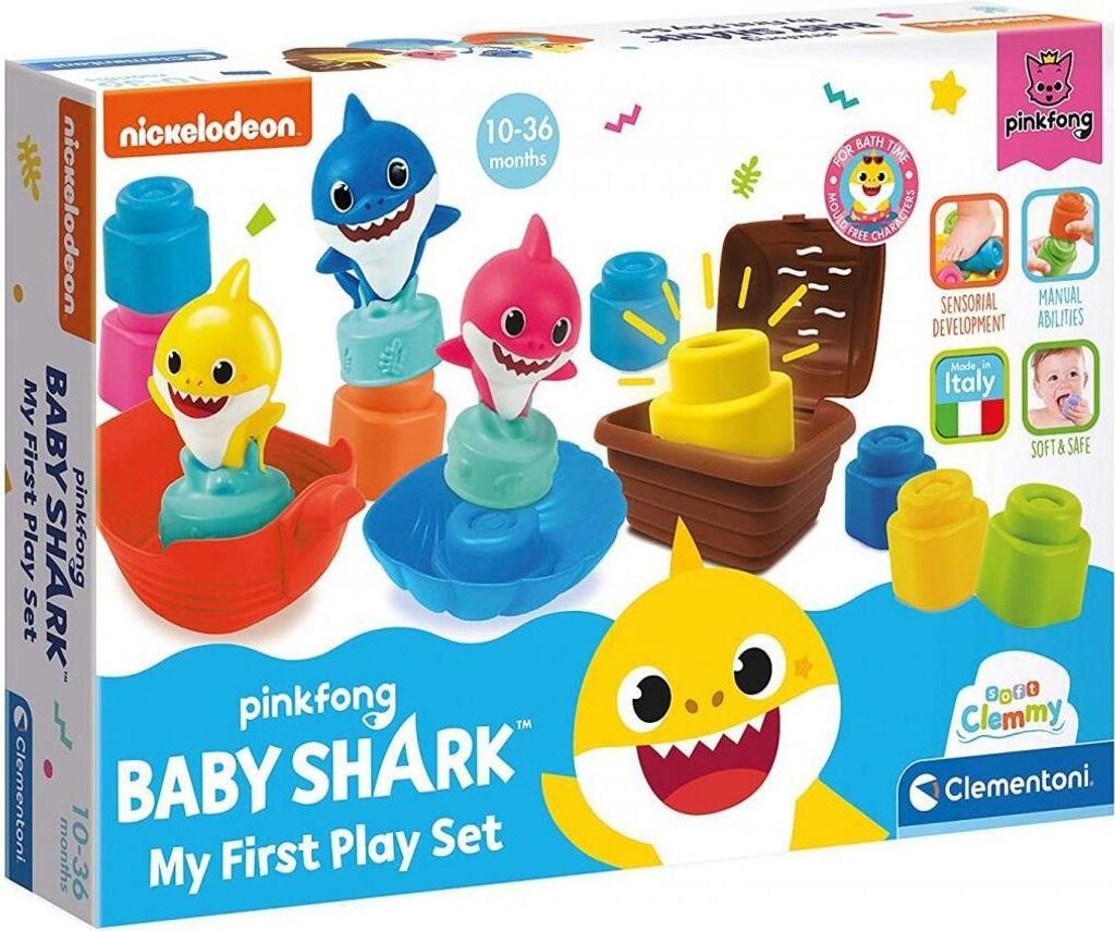 Badespielzeug Baby Shark Junior 15-teilig
