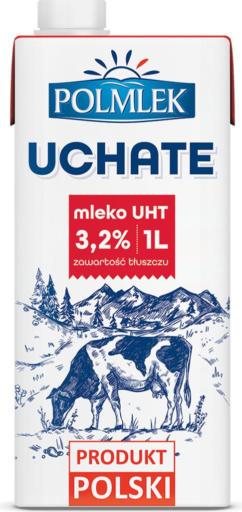 Mleko Uchate Polmlek 3.2 1 litr Zdjęcie produktu 