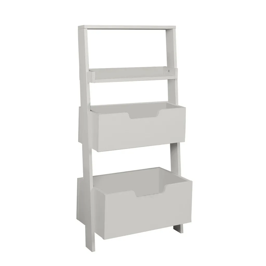 Bibliothèque Mélaminée Résistante 120 cm Skye Decor Only Single Blanche - 3