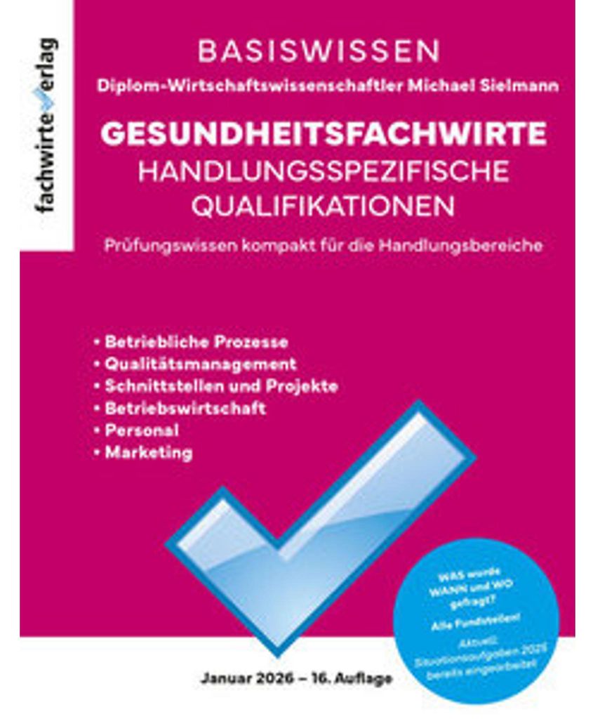 Gesundheitsfachwirte: Prüfungswissen kompakt Produktbild 