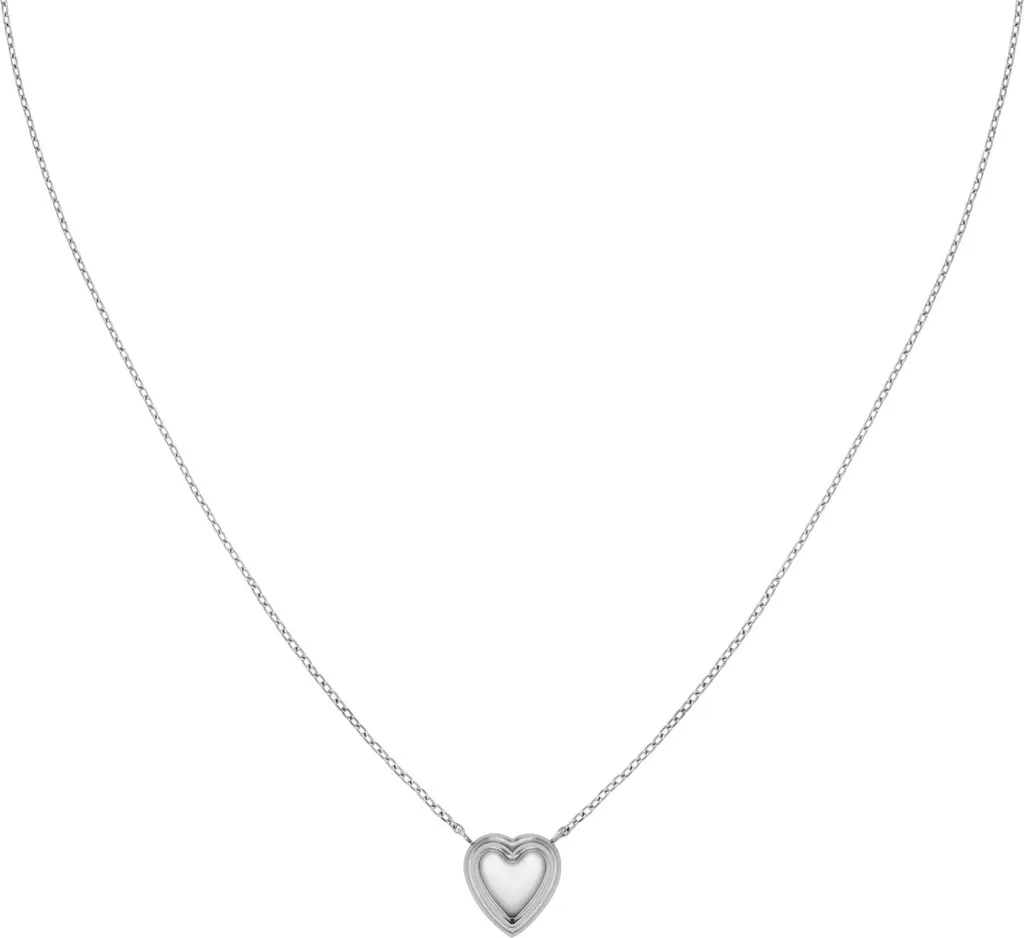 Collier en acier avec pendentif coeur JNPHS-J1009 - Bijou durable chic