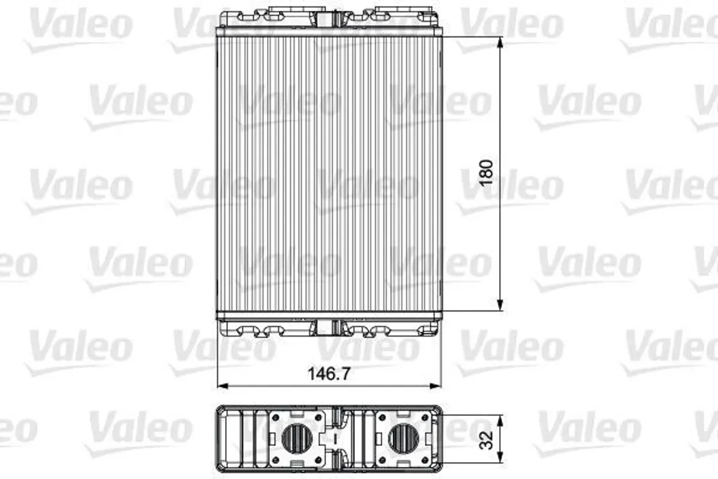 Valeo 811557 Échangeur de Chaleur Chauffage OE 1958244 pour Maverick