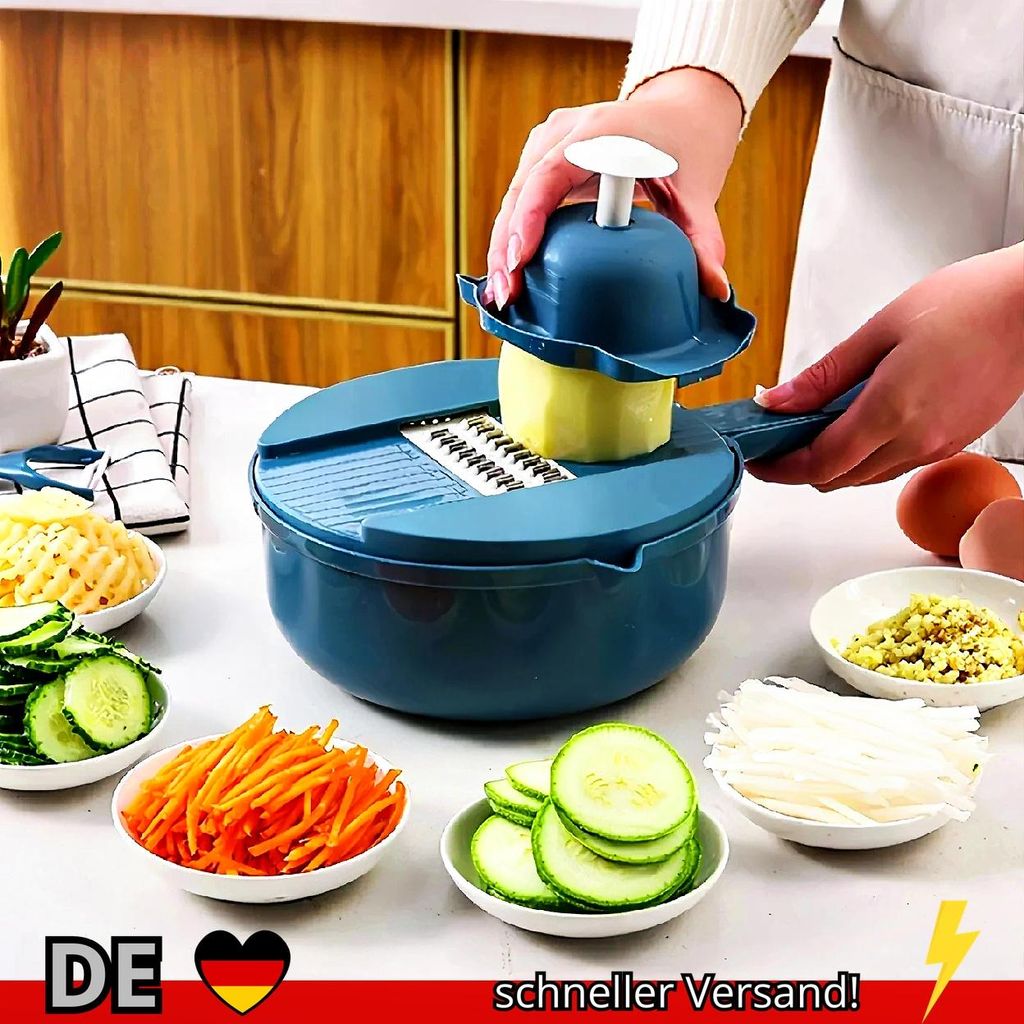 Gemüseschneider 9 in 1 Multifunktional Kartoffelschneider