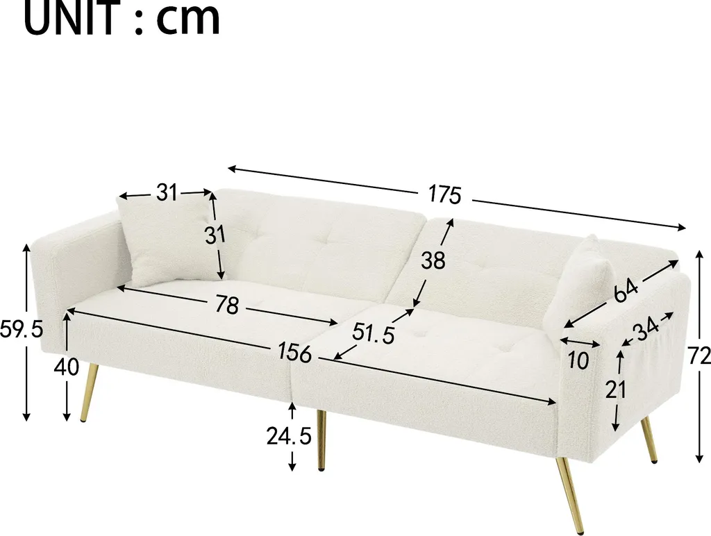 Canapé-lit Sweiko : la solution gain de place avec rangement et confort