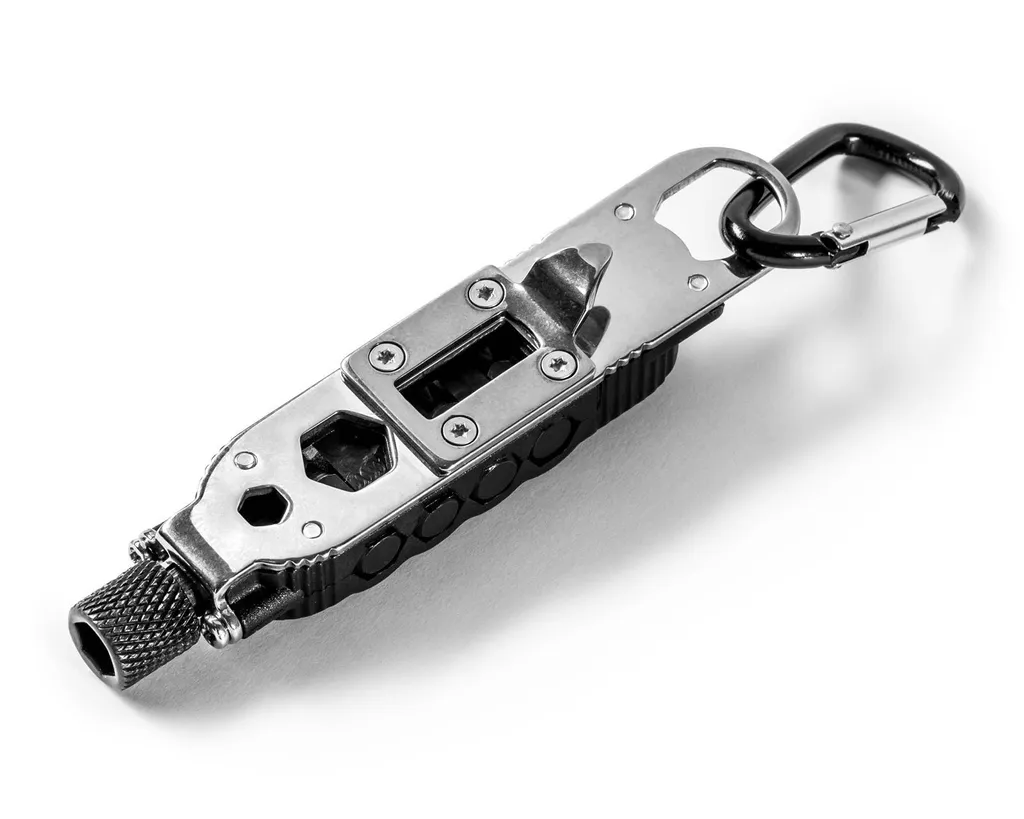 Multitool pour hommes - Porte-clés robuste avec 7 outils intégrés - 2