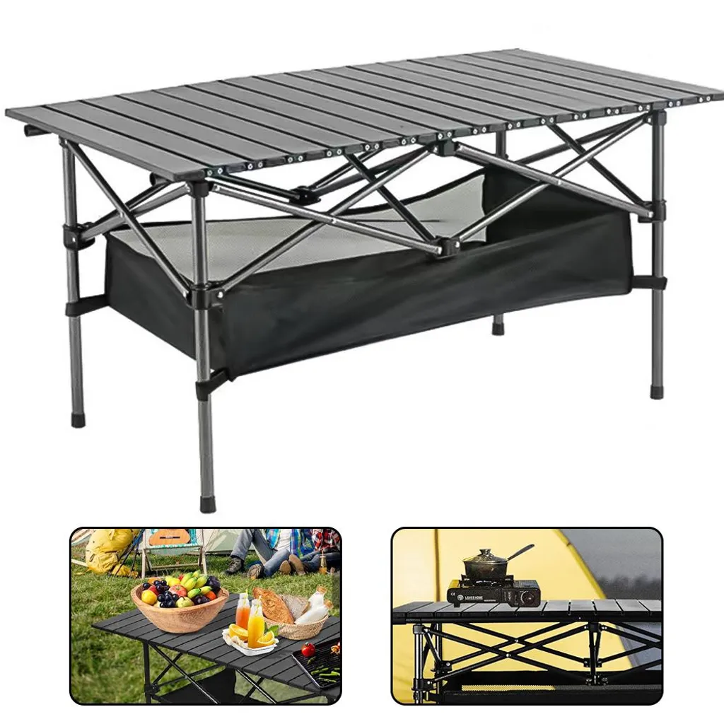 Table de camping stable et portable : finis les repas encombrants au sol - 17