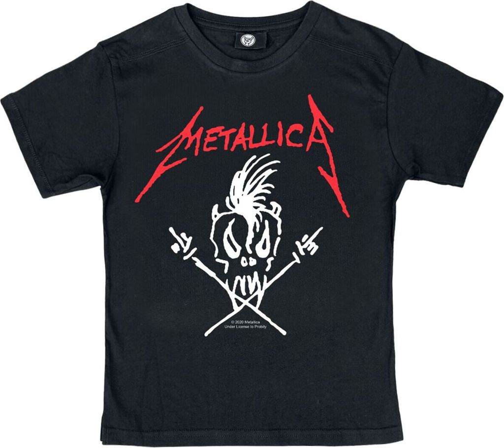 Metallica T-Shirt Uni Metal-Kids - Scary Guy schwarz 164
