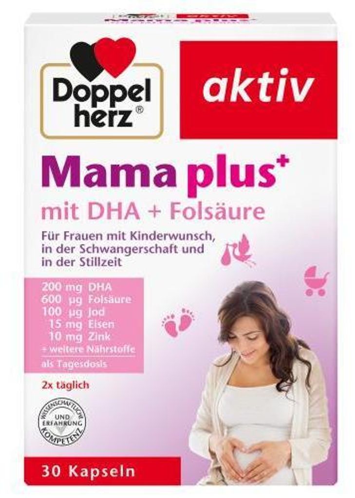 Doppelherz Mum plus s Dha + kyselinou listovou Kapsule 30 Obrázok produktu 