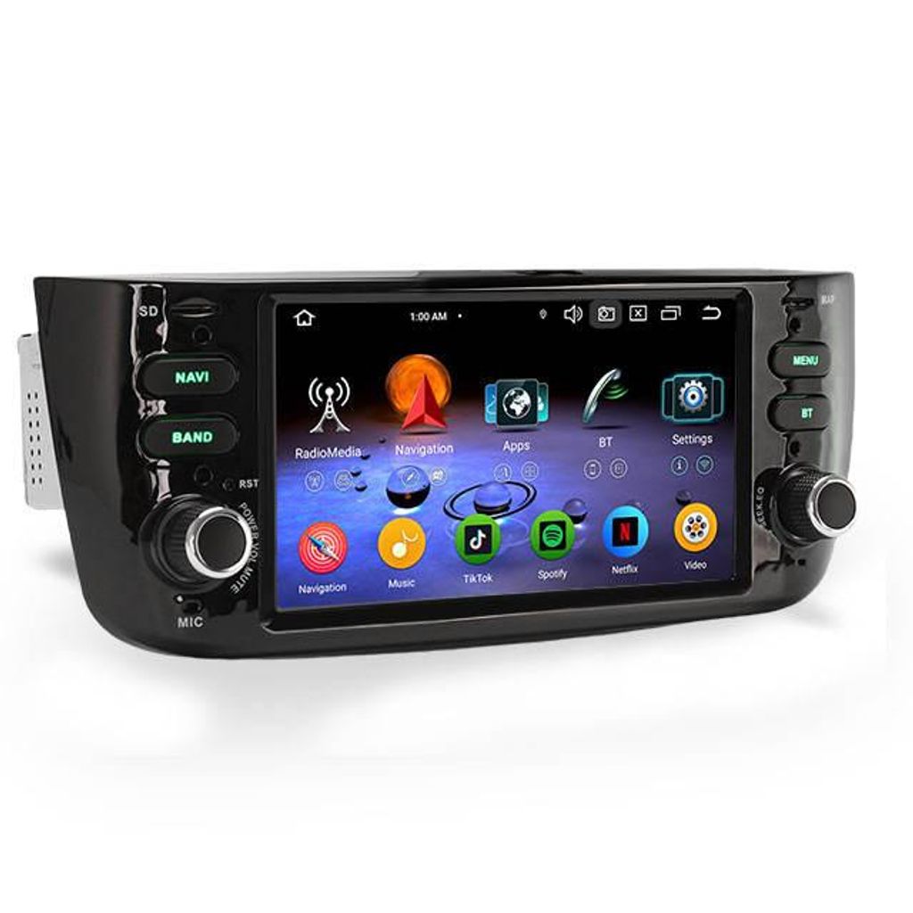 Erisin ES6561P Autoradio für Fiat Grande Punto / Punto / Linea 2012-2016, Android 14, 4GB+64GB, Wireless CarPlay & Android Auto, DSP, Bluetooth 5....